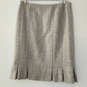 Talbots petite skirt women's size 6P wool blend pleated